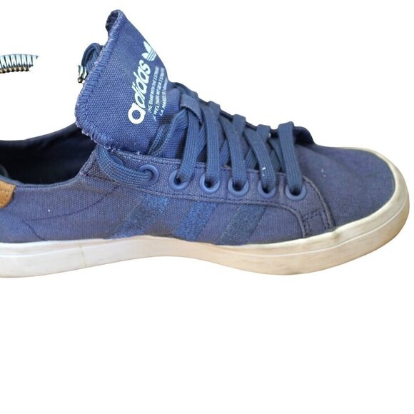 Adidas Courtvantage Blue Canvas Sneakers Womens‎ Size 7.5 - Picture 7 of 12